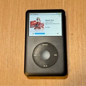 iPod Classic 7thGen Blk 160GB Model:A1238 w/11924-Songs/Charge Tested 5-7hr Batt